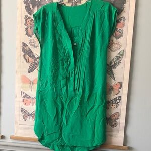 Kelly Green Short Sleeve Dress /Tunic